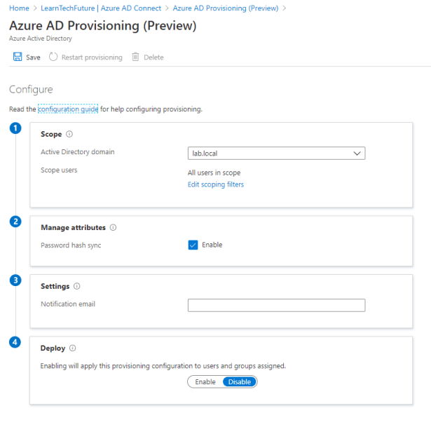 Azure AD Connect cloud Provisioning – Learn Tech Future